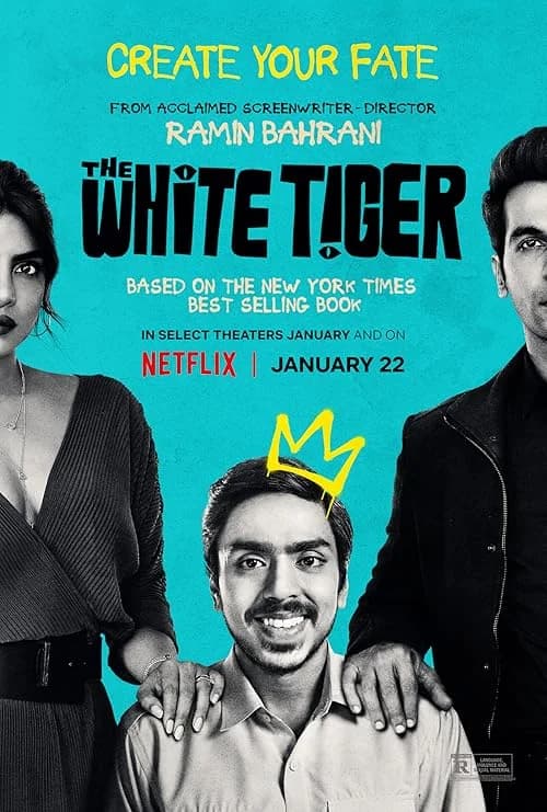 The White Tiger film posteri